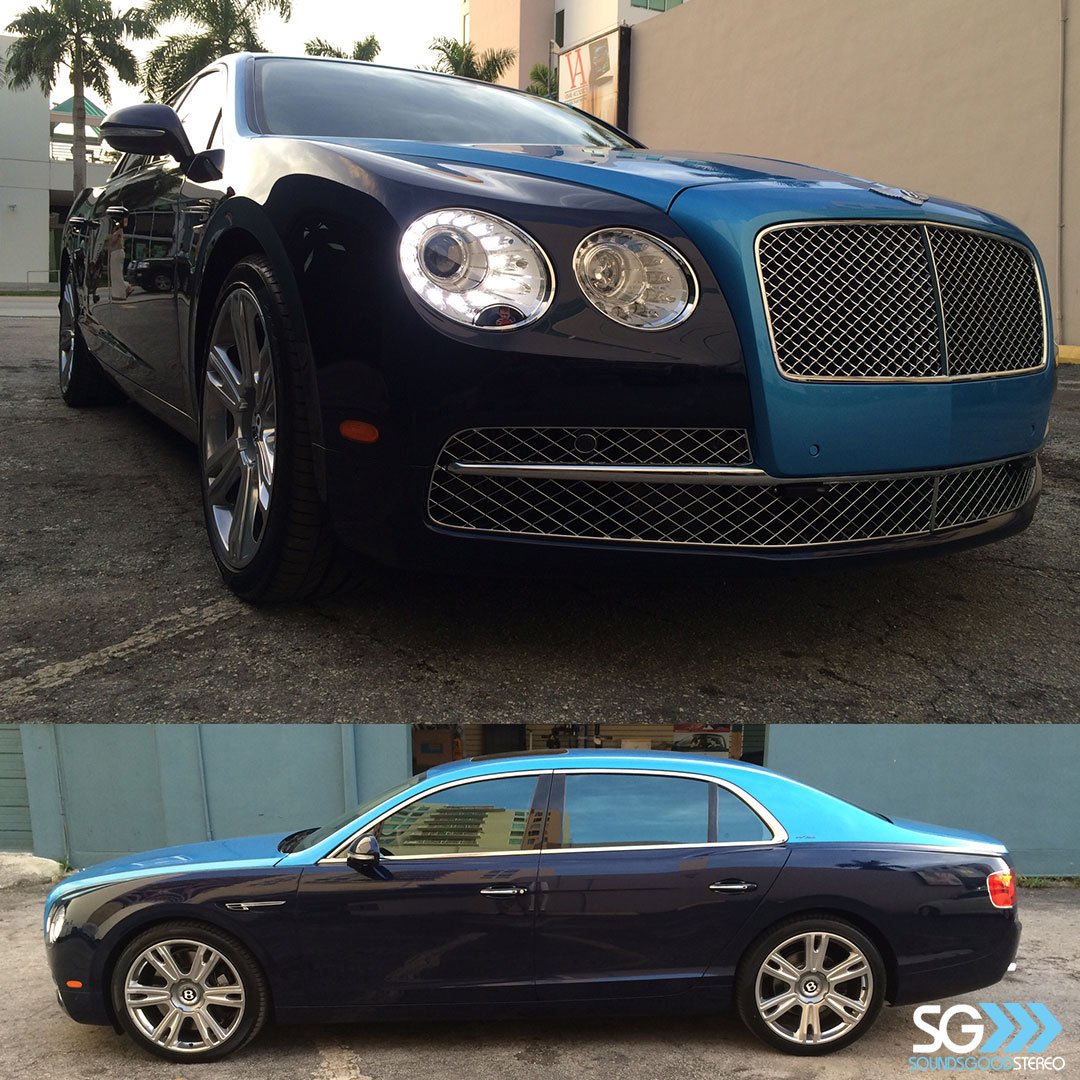 Do you love cars? We absolutly love all types of cars, but this @bentleymotors @FlyingSpur made us fall in love! On soundsgoodstereo.com/portfolio/