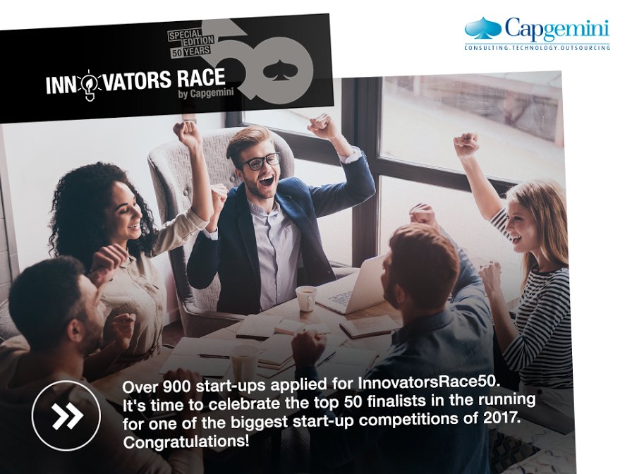 The jury verdict is out. Here are the top 50 #Startups that will compete in this season of #InnovatorsRace50. bit.ly/2n7gqYG