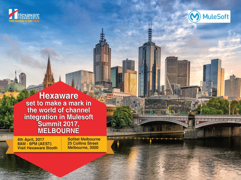 HexawareGlobal's tweet photo. #ChannelIntegration can be a challenge but we can help. Be #FutureReady. Join us for #MulesoftSummit in Melbourne. https://t.co/ZK4aOrAZOw https://t.co/4lxZIfraQ6