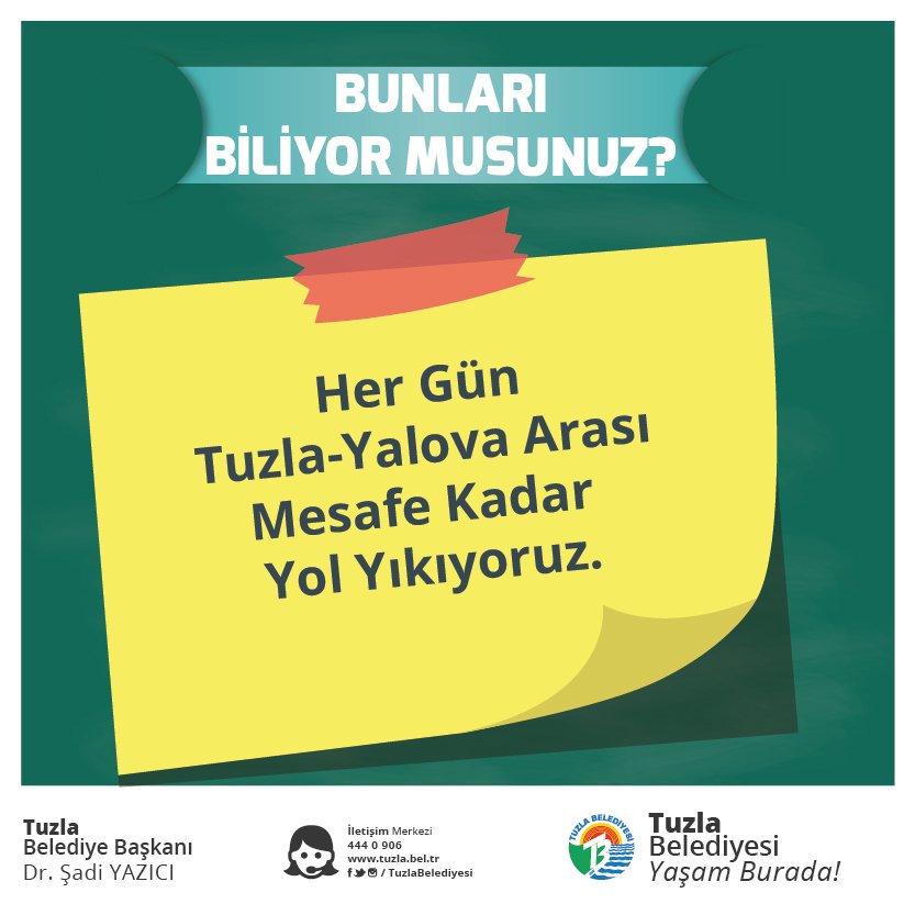 TuzlaBelediyesi's tweet photo. Bunları Biliyor Musunuz? https://t.co/FopkEElhCP