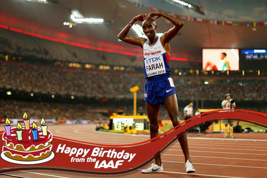 Happy birthday to four-time Olympic and five-time world champion Mo_Farah! 
