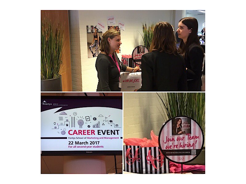 Glad we joined the #careerevent <a href="/Fontys/">Fontys</a> yesterday - inspired talents to apply with #hunkemoller! Thanks <a href="/Maayke858/">Maayke Schottert</a> #teamhq #hkmjobs