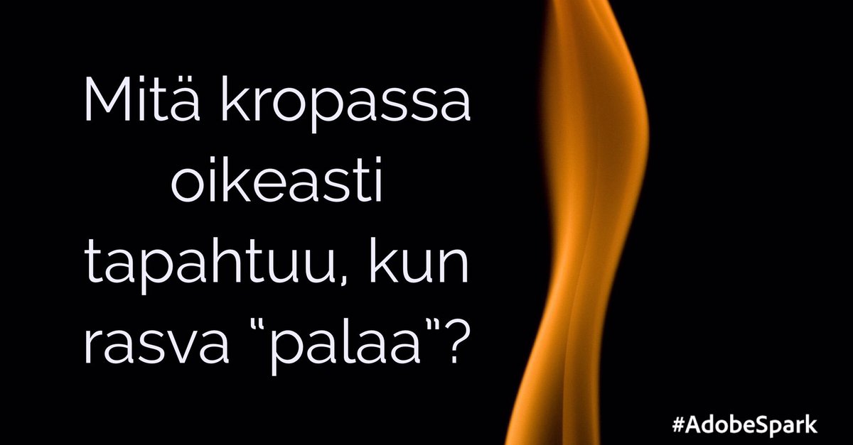 AweSome_fi's tweet photo. Taas on aika paljastella. Yksi Huippublogien uusista jutuista käsittelee rasvanpolttoa. #scienceforwellbeing  #rasvanpoltto https://t.co/x15ppc0CQV