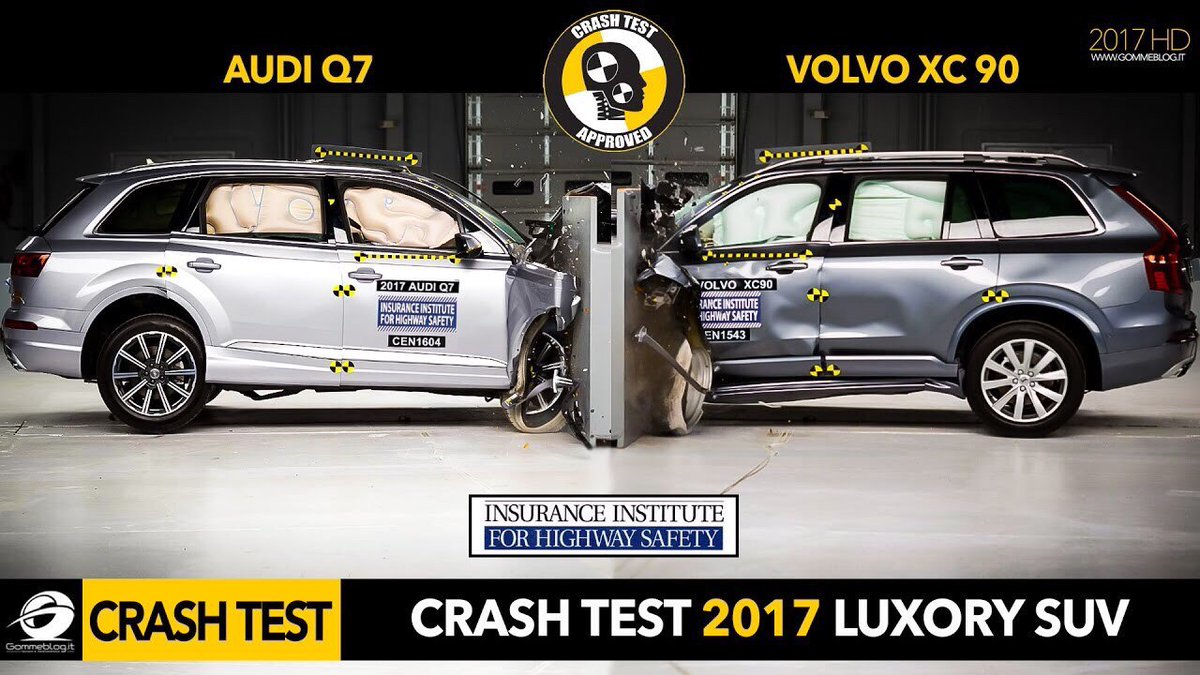 Volvo Xc90 Vs Audi Q7 Crash Test - Mobil & Motor Terbaru Berita, Review, Panduan Membali, Gambar Dan Lebih