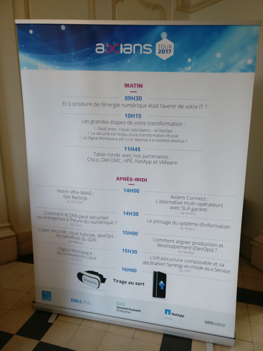 acosteseque's tweet photo. #AxiansTour 2017 à Nancy ça commence dans 1h :) @AxiansFrance #digitaltransformation https://t.co/hEUQRxU0Ug