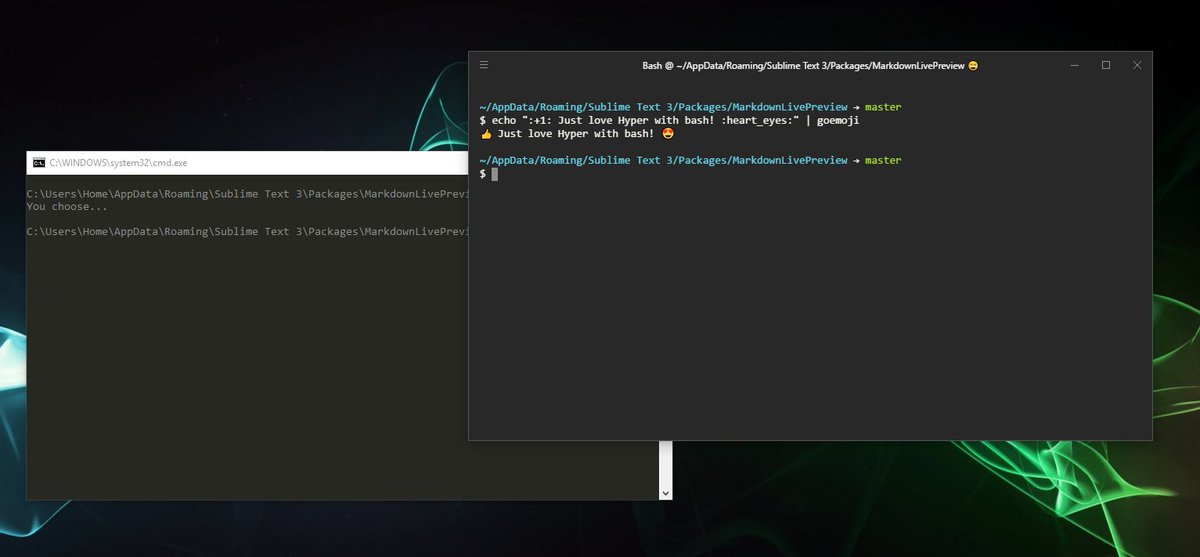 _math2001's tweet image. #hyperterm is just awesome! Say bye bye to your old Windows terminal!