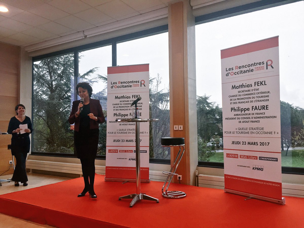 NadiaPellefigue's tweet photo. Le tourisme en @Occitanie est le 2nd secteur d'emploi: #RencontresOccitanie @ladepechedumidi avec @atout_france 
@matthiasfekl est excusé 😉 https://t.co/5uyovNnzfd