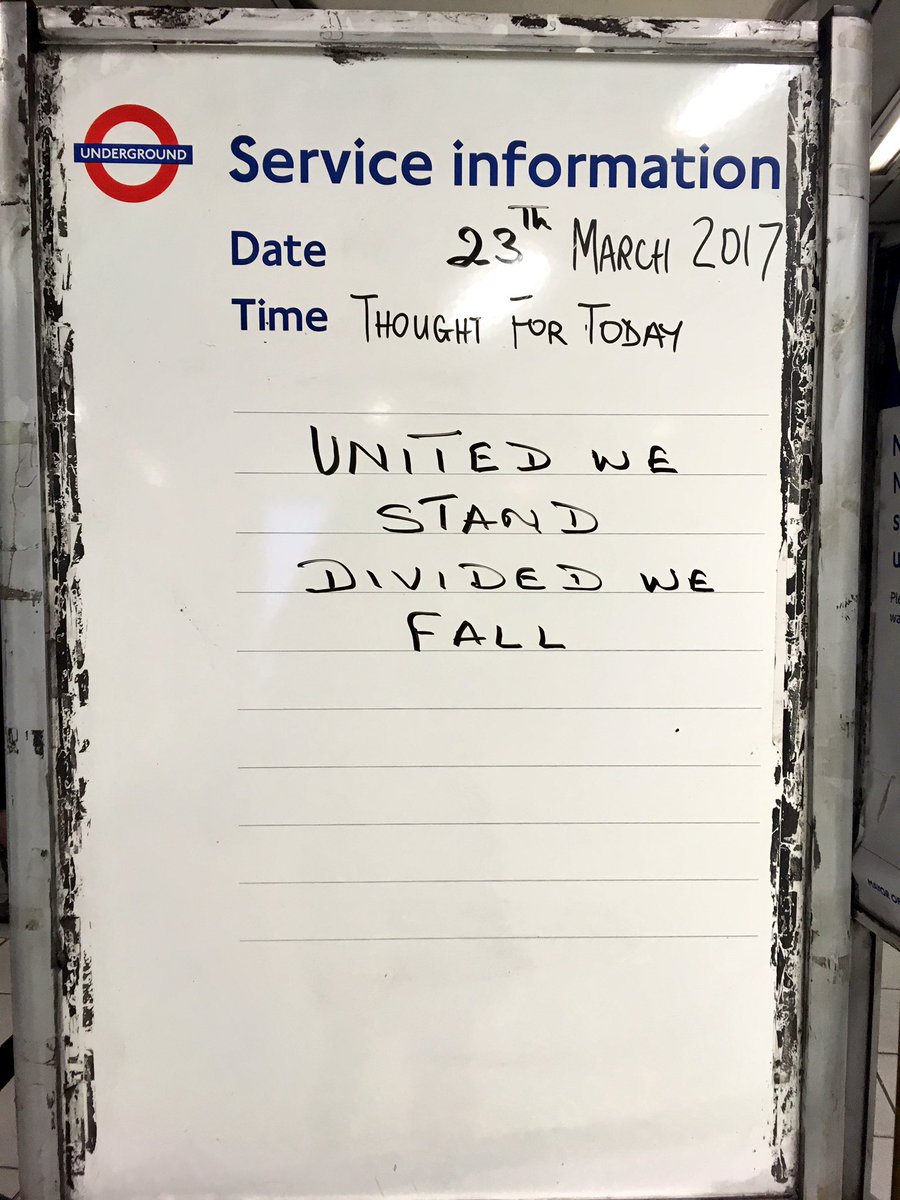 TootingAbout's tweet image. Very poignant words at #Tooting Bec tube today. 
#LoveLondon ❤️