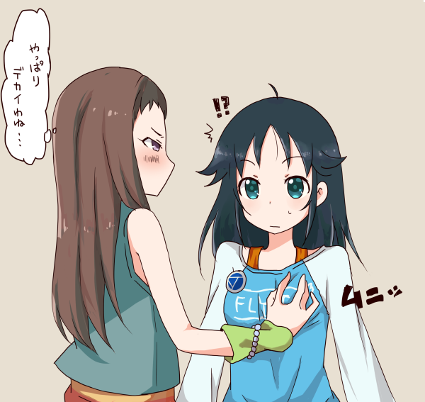 南条のデカさ(何をとは言わない)を再確認するレイナサマ 