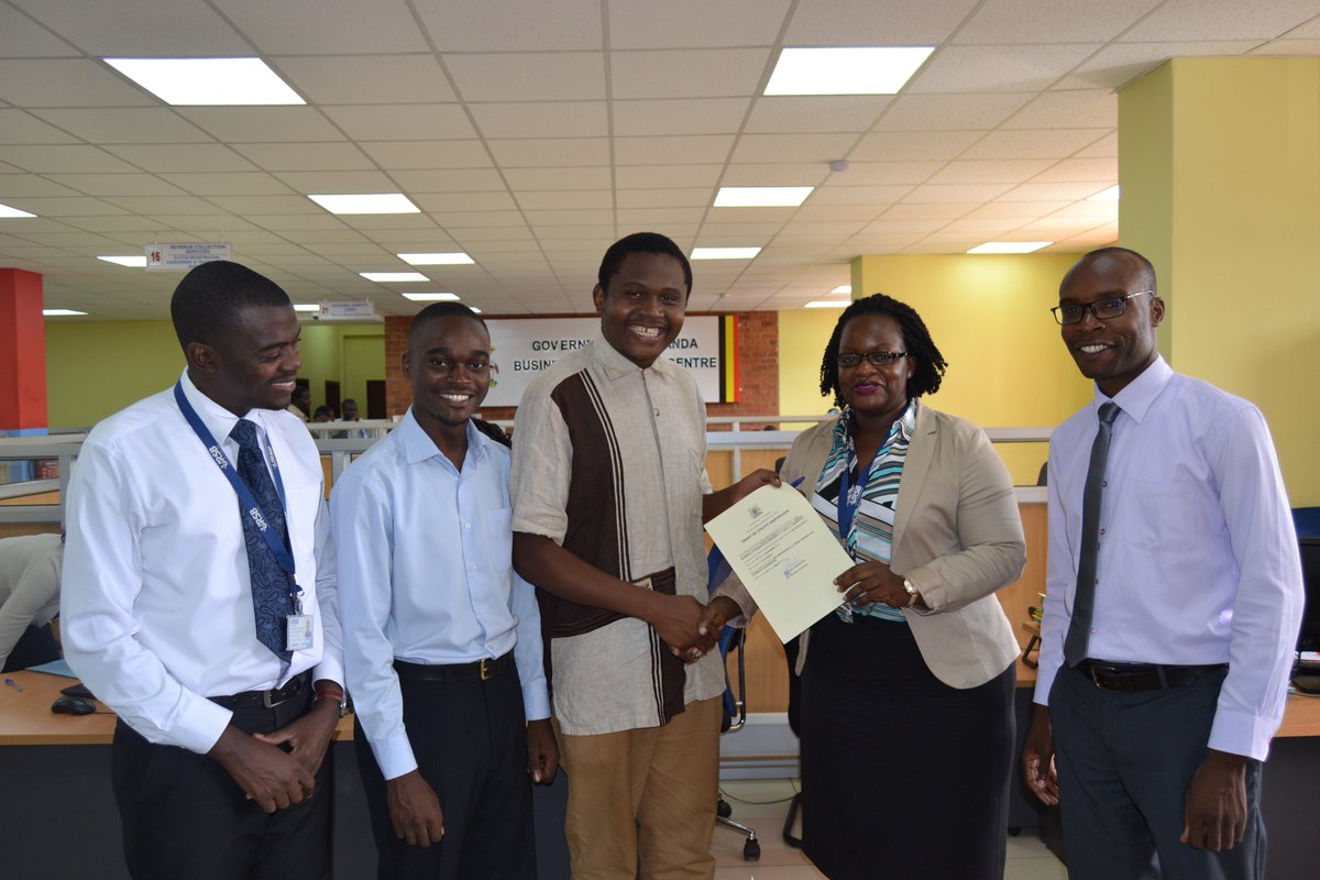 URSBHQ's tweet photo. Yesterday, Mugarura Samuel was granted a Utility certificate which is in recognition of his innovation. A Utility is a lesser Patent.#IPwork https://t.co/u674WFuYGS