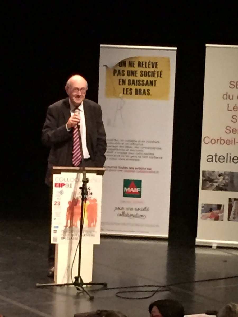 giraud68's tweet photo. Colloque Brétigny Élèves à haut potentiel. M.Tarlet DASEN @MAIF https://t.co/f5nWPzuVAG