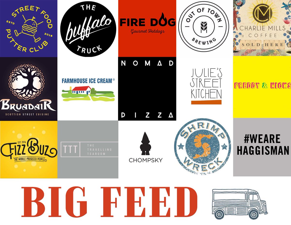 That's all our traders announced and what an awesome line up we have. #streetfood #glasgow #bigfeed #SaturdayandSunday