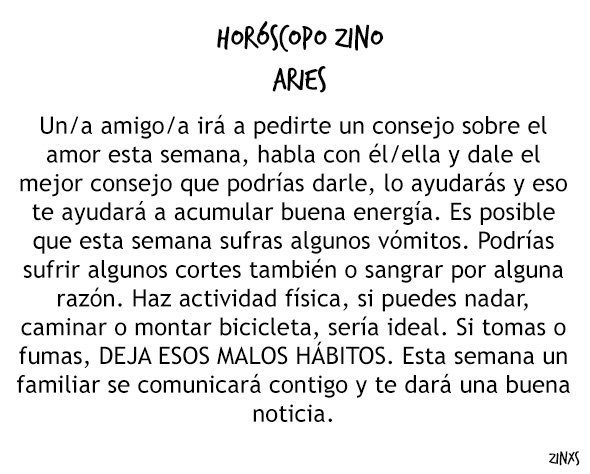 ZinxsHoroscop0's tweet photo. #Horoscopozino #Aries https://t.co/ablLX83m9o