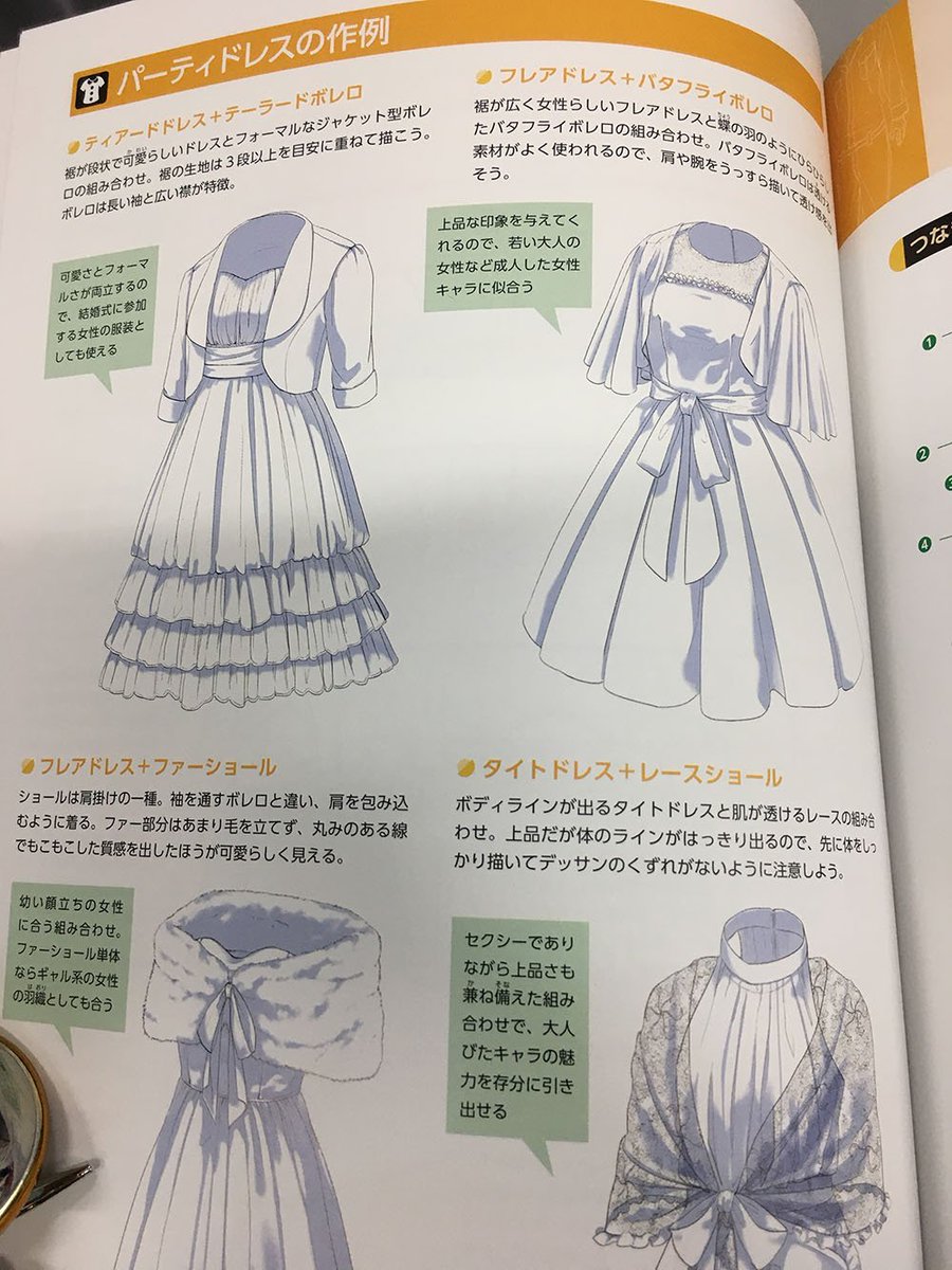 Twitter 上的 サト 編集者 デジタルイラストの 服装 描き方事典 制服やドレス 下着等々も T Co W0qcmj9kbm Twitter