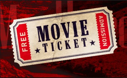 3a_auctions's tweet photo. Good morning! We are still giving away free movie tickets. If you win, you get tickets for two for half a year (6 months). 

#3AAuctions https://t.co/WihojjMC98