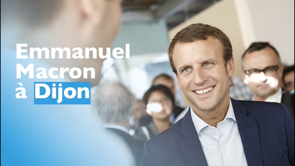 Le Grand meeting d'@EmmanuelMacron à Dijon, c'est aujourd'hui à partir de 17h30. 
➡️ Venez nombreux ! #MacronDijon #EnMarche #Macron2017