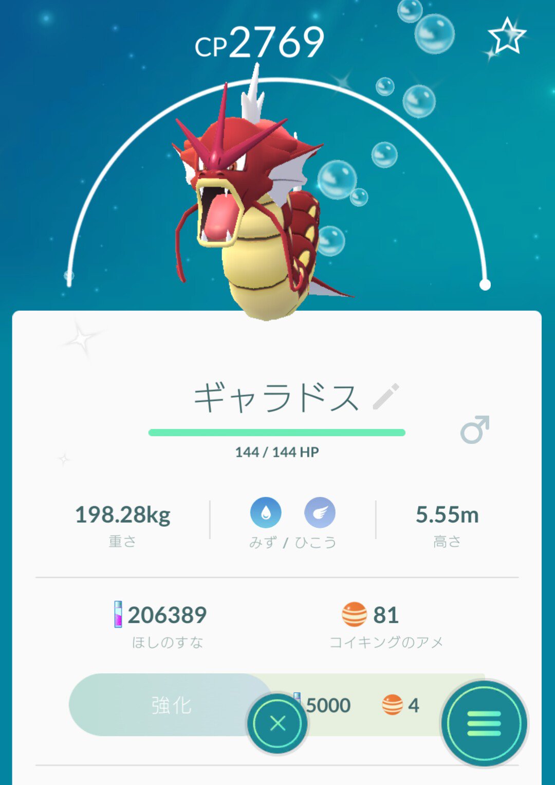 Haruka 金のコイキングが赤いギャラドスになった これが噂の色違い T Co 6uvrogdogh Twitter