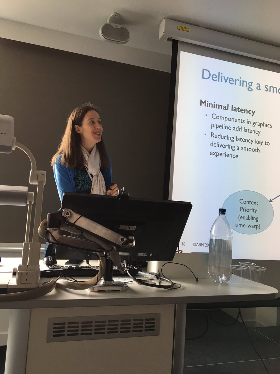 Carriw's tweet photo. The Khronos session has started at @vrtgolabs Dev Day good intro from @ARMCommunity Gemma Paris https://t.co/TfvQ8z51tm