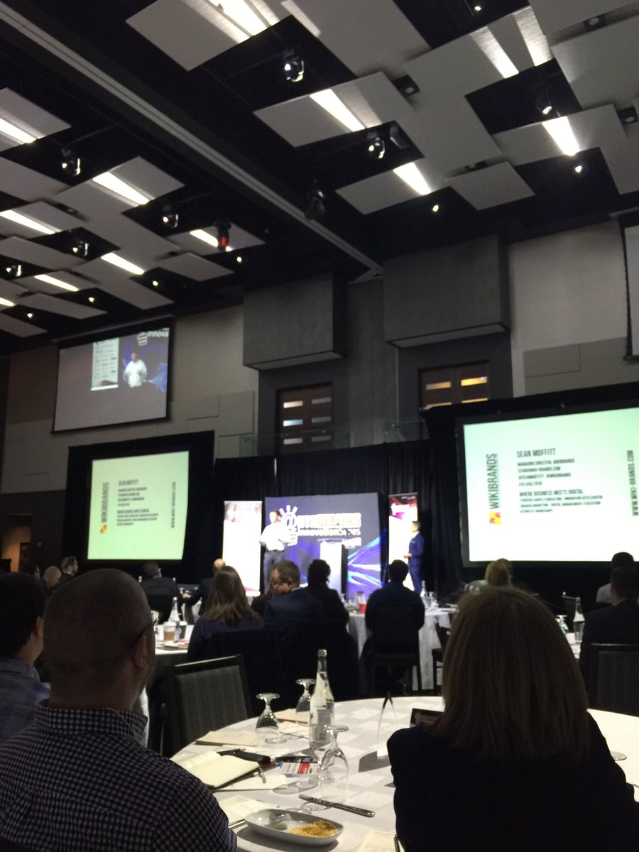 RickHaineault's tweet photo. Informative talk from @SeanMoffitt at #adis3 @RickHaineault Vinsolutions https://t.co/dGL8yKhAoB