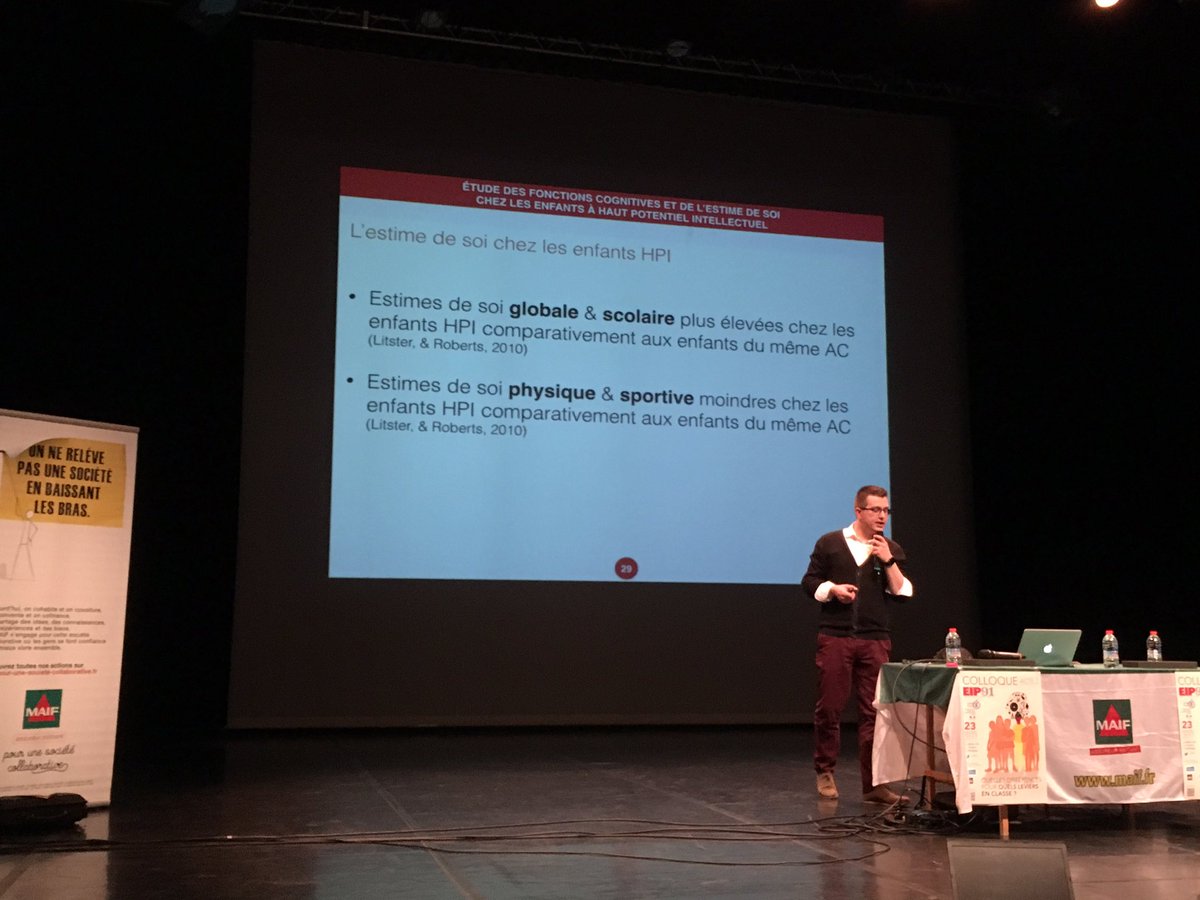 EIP91's tweet photo. Colloque #EIP91, @alexandre_aubry  etude des fonctions cognitives et estime de soi dès enfant EIP @acversailles https://t.co/IrXr7qGicr