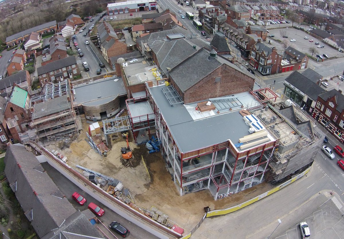 The eye in the sky capturing the true scale of the project <a href="/HullabalooTweet/">Theatre Hullabaloo</a> @darlolrcase