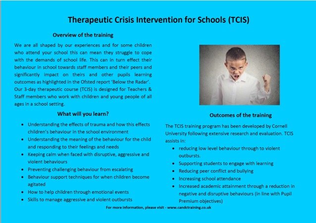 candctraininguk's tweet image. Therapeutic Training course for teachers &amp;amp; school staff that prevents difficult &amp;amp; challenging behaviour in schools.
Held 28th-30th June 2017
