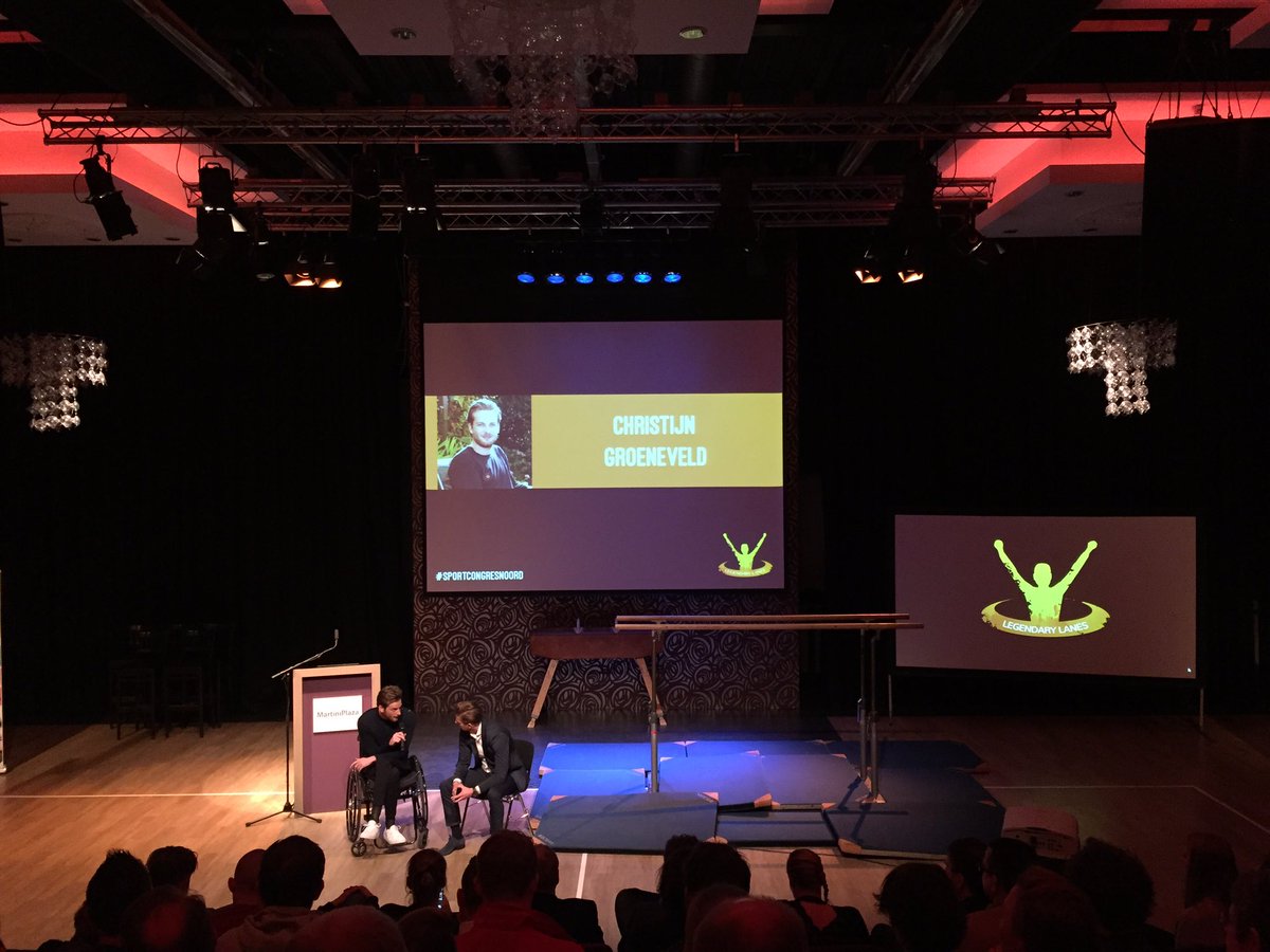 ArchieVerhoog's tweet photo. Christijn groeneveld op bezoek bij #sportcongresnoord. Wat een held https://t.co/BQ0QLE7E1v
