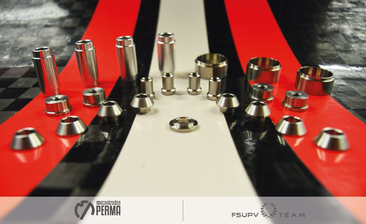 FSUPVteam's tweet photo. Impresionados con el trabajo de @MPerma ! Estas pequeñas piezas son las que marcan la diferencia.
#ManufacturatingTime #FSUPV04 https://t.co/VUZRntG9Br