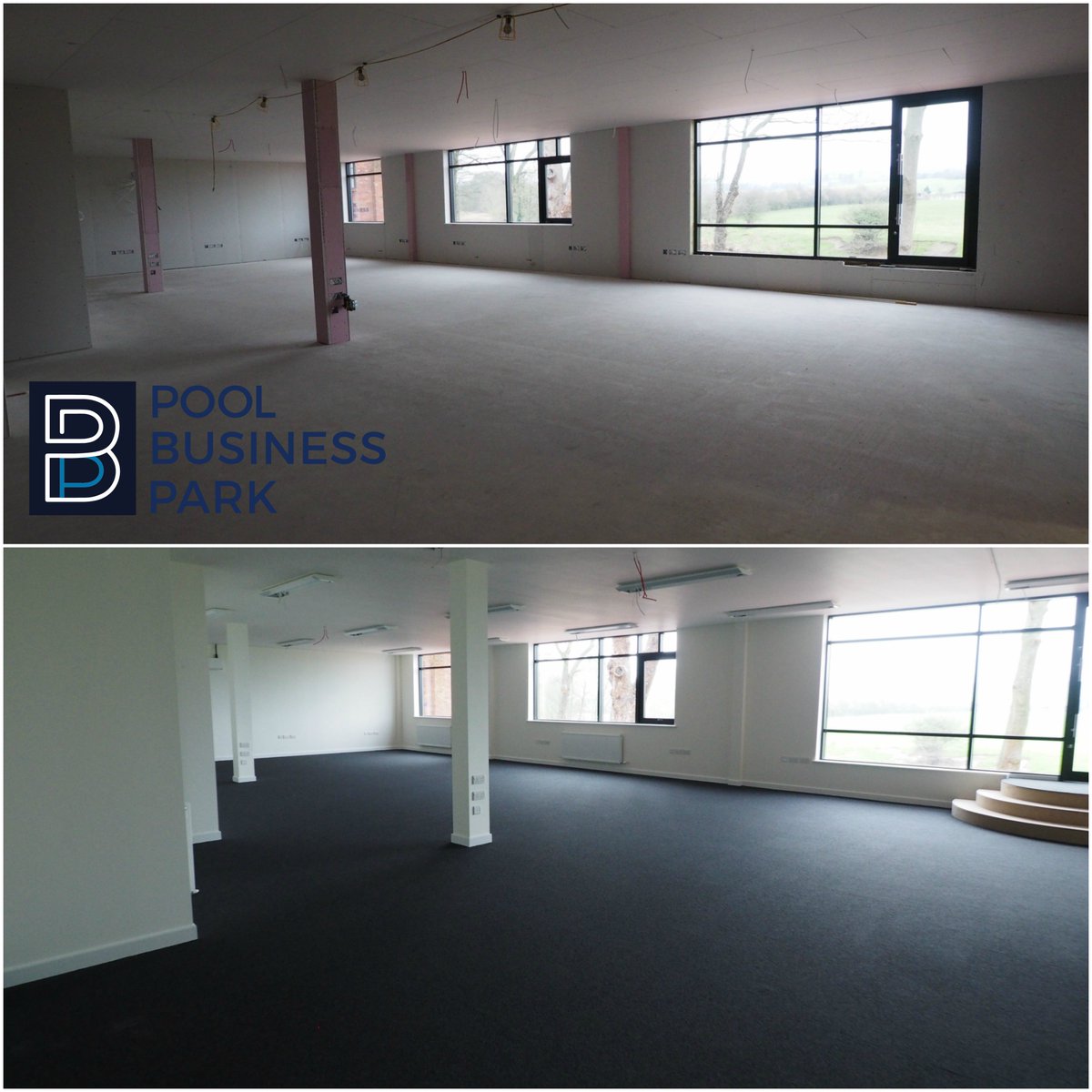 PoolBPark's tweet image. Unit 5 at Pool Business is almost complete! Take a look on our website: #tolet #officespace #leeds #otley #harrogate poolbusinesspark.com