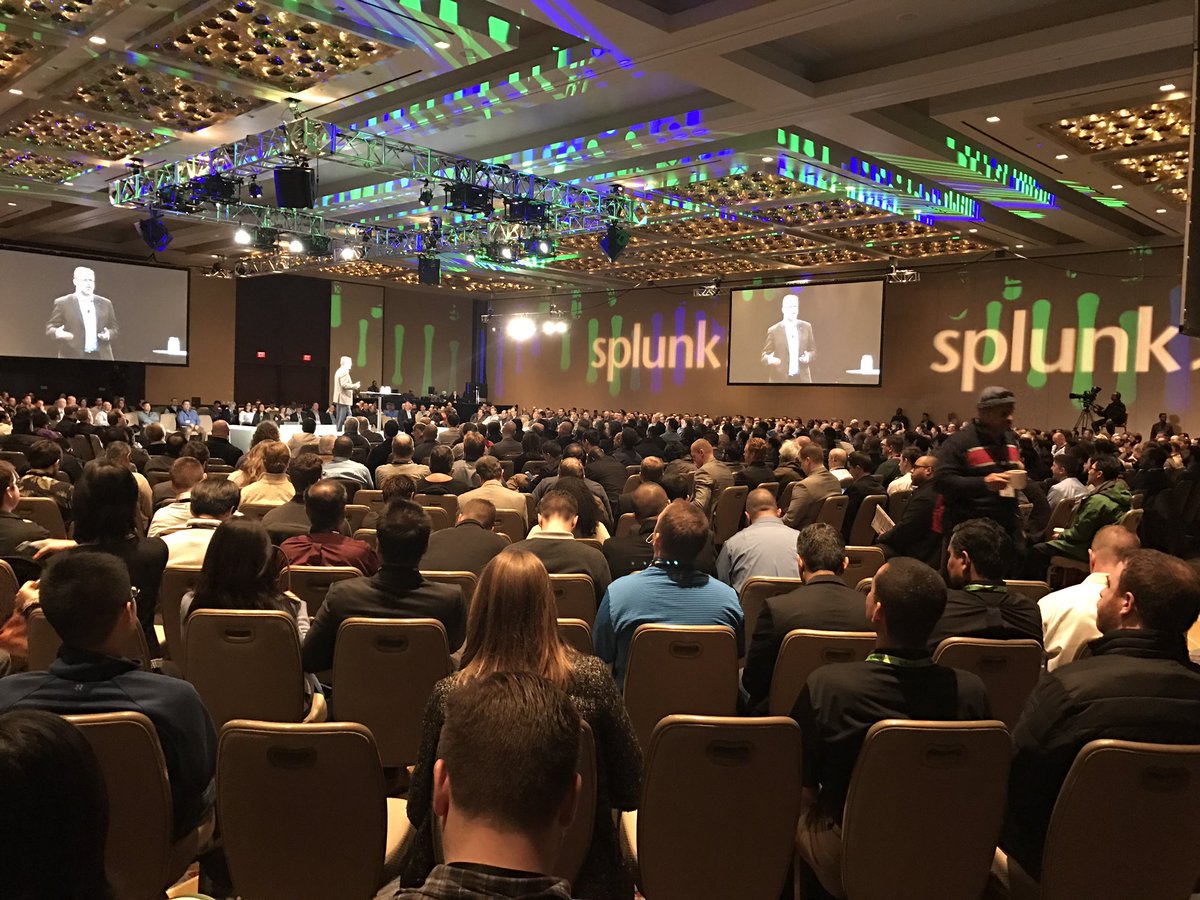 Join us now in General Session to hear from Eric Weakland on how  American University to leveraging Splunk! #splunklive