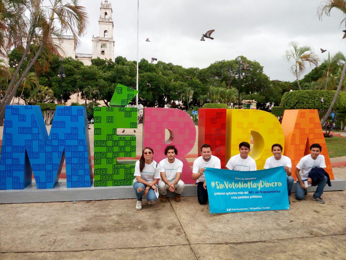 #SinVotoNoHayDinero se convirtió en un movimiento cívico en donde, desde Mérida hasta La Paz, se ha demostrado que queremos otra política.