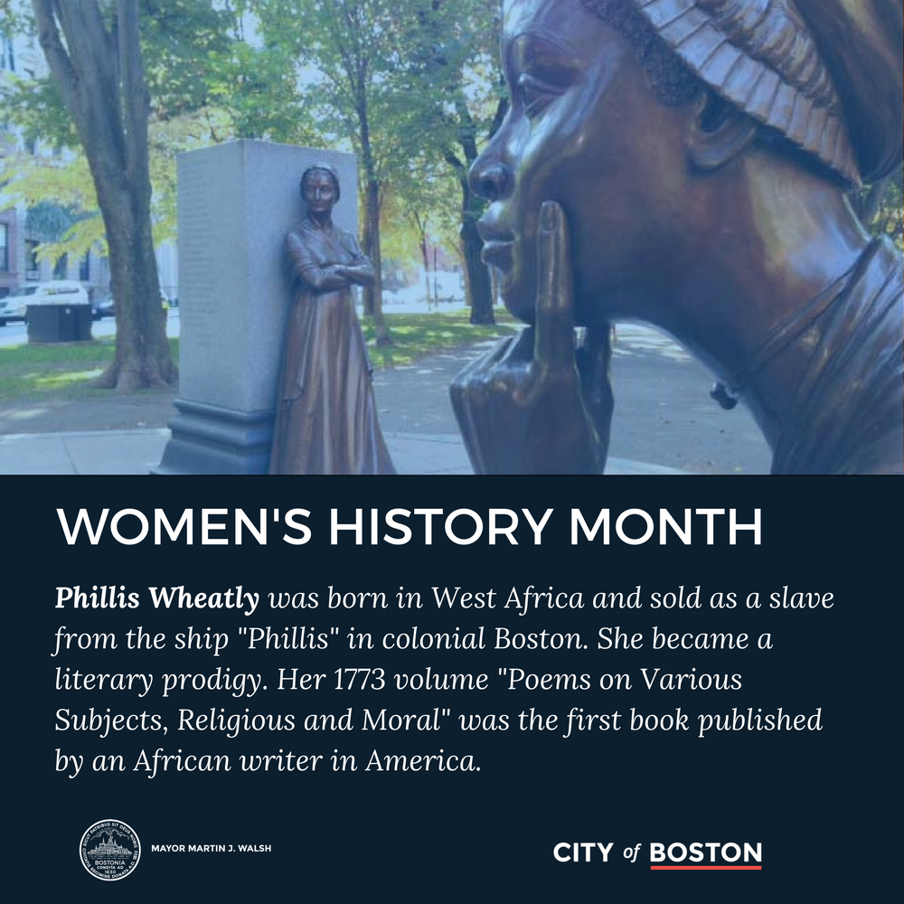 CityOfBoston's tweet photo. For #WomensHistoryMonth, we are sharing the stories of women leaders. 

Learn about the Boston Women's Memorial at https://t.co/v0bV9CHZCh https://t.co/rVd05nJ8ZZ