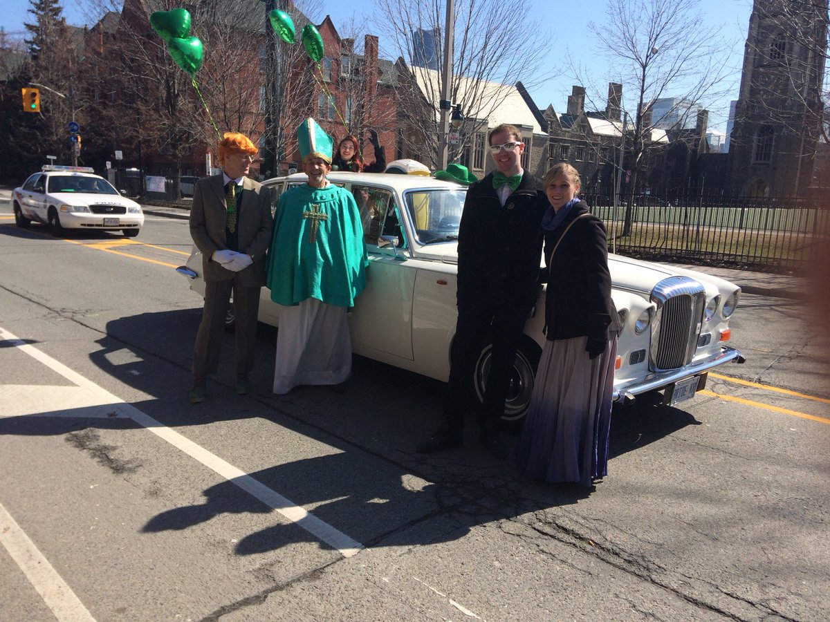 St Patrick came to bless our musical at TO Parade