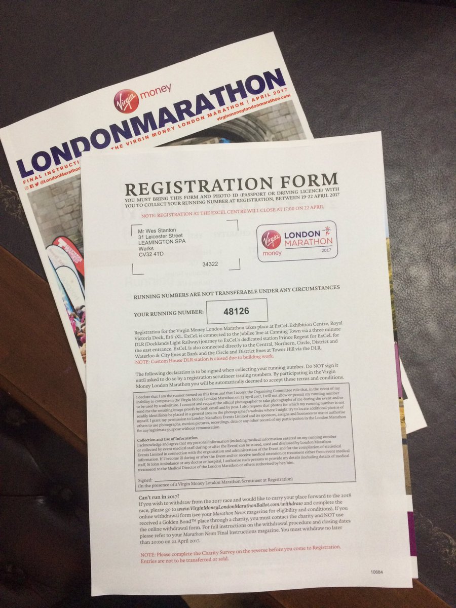 Ok it's real. #LondonMarathon