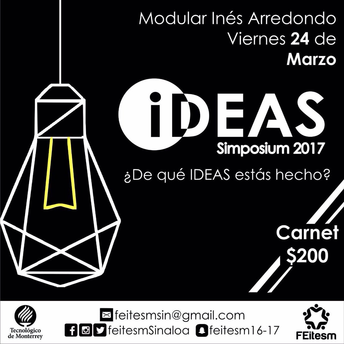 SAMYCtec's tweet photo. ‼️Congreso IDEAS mañana‼️Consigan su boleto HOY: 6672763779 o 6672288771 https://t.co/U8HNDDSR8d