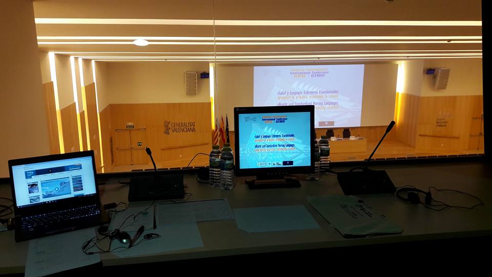 tradeuro's tweet photo. International Congress Aentde / Acendio #valencia #simultaneousinterpreting #nursing #hospitalafe https://t.co/qJuRxzAahz