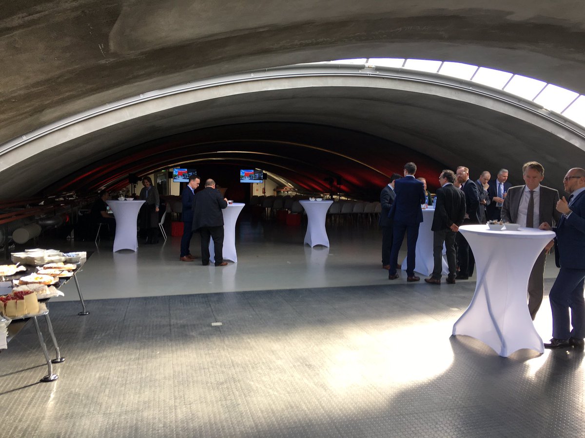 RabbitStrategy's tweet image. Presentation on digitalisation in real estate sector for opening of 3w real estate's New HQ. Fantastic venue: Wiebengahal in Maastricht!