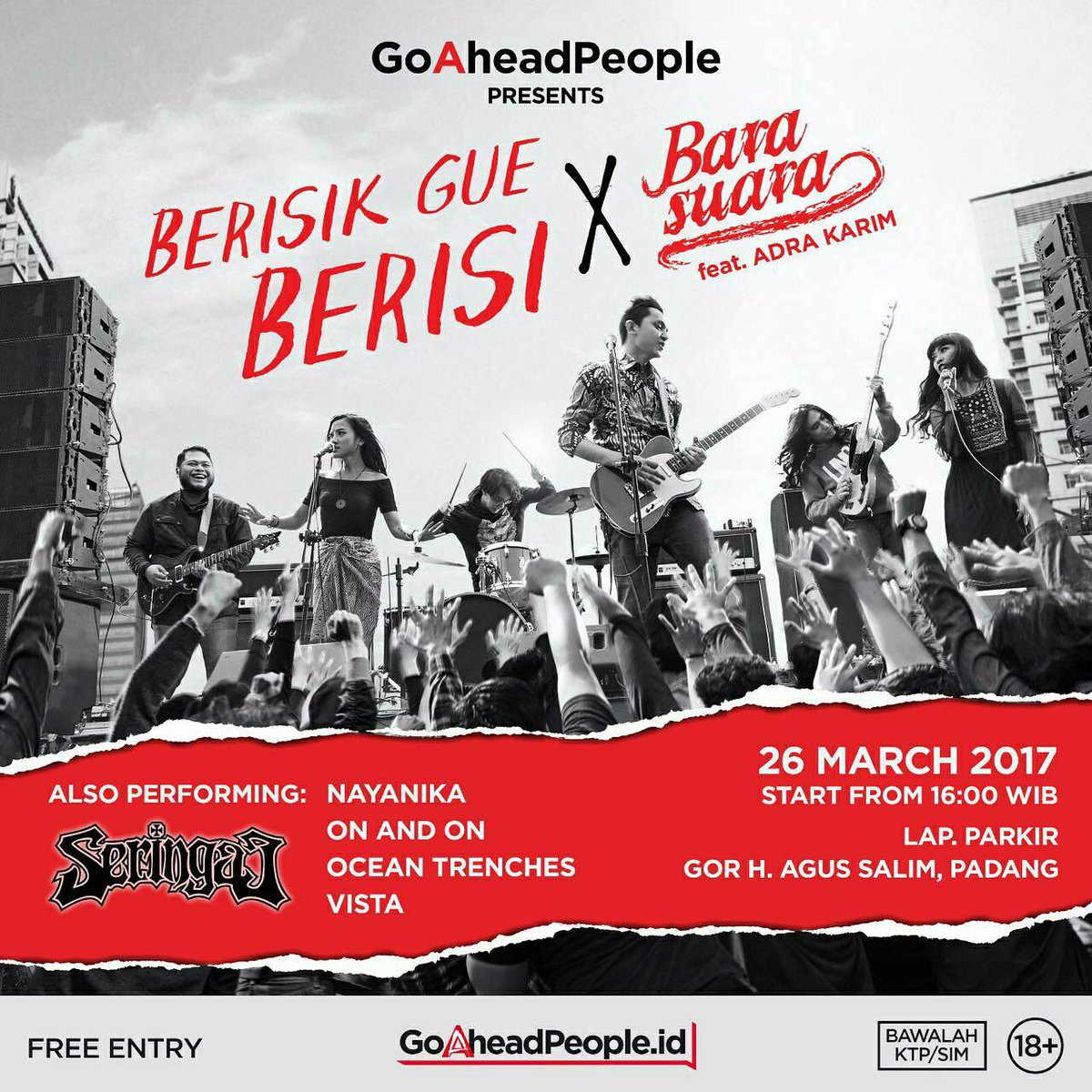 Berisik Tanda Berisi: Bersiap, Barasuara dan Seringai segera menginvasi Padang (lagi). #gigschedule padangonstage.com/2017/03/23/ber…