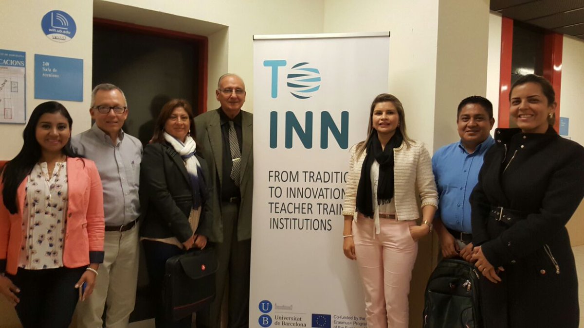 jpincay83's tweet photo. Docentes de @UleamEcuador son parte de @ToInn_Oficial en Barcelona, representado a la universidad #ToInn @MiguelCamino_S @DorisULEAM https://t.co/CGJOmt5FB4