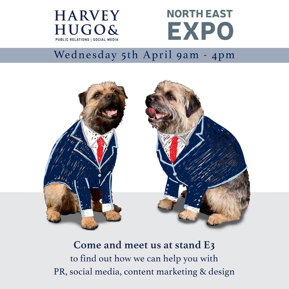 harveyandhugo's tweet image. Are you in #Newcastle in April? Then make sure you’re at @freshstartevent’s #NEExpo for one of the region’s biggest business events!