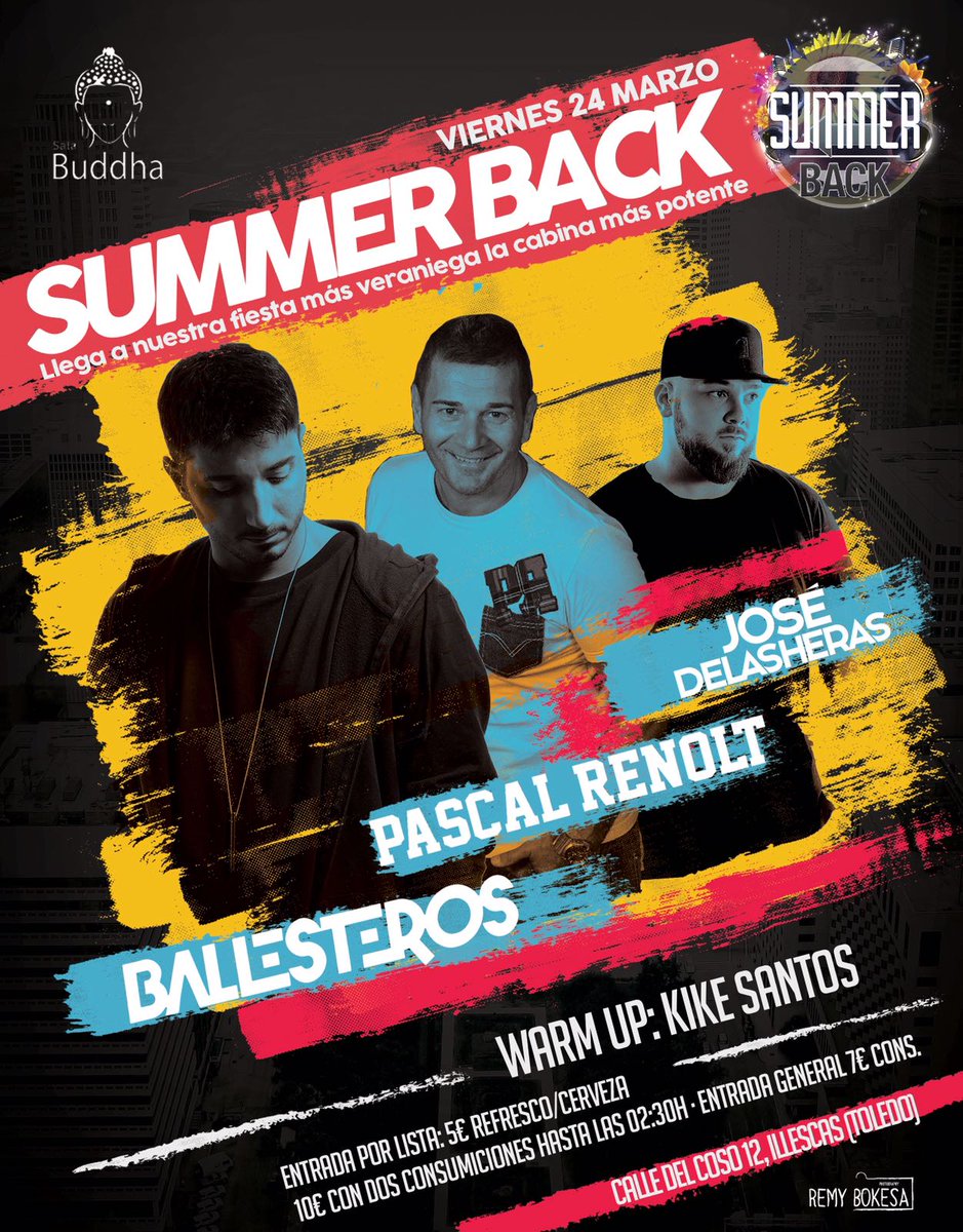 josegcparty's tweet photo. ¿No escuchas eso?
¡Es @SUMMER_BACK con #BALLESTEROS #PASCALRENOLT #JOSEDELASHERAS llamandote!📞
❗❗ULTIMO RESERVADO A LA VENTA❗❗
📲692993737 https://t.co/t93UoM6rXt