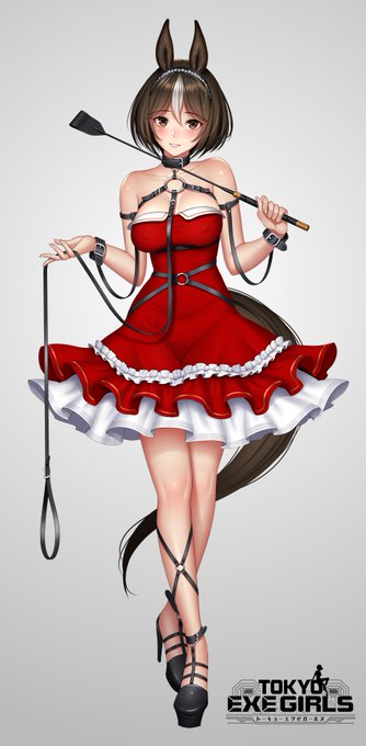 【仕事絵】TOKYO EXE GIRLS
すごーい!君はお馬さんのフレンズなんだね!

デザインのモデルは史上最強牝馬と呼ばれたウオッカさんです。
よろしくどうぞ! 