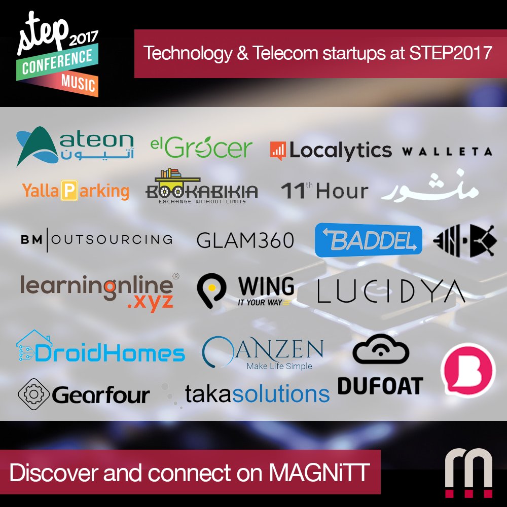 MAGNITT's tweet image. #TechnologyAndTelecom startups #STEP2017: buff.ly/2mE7bPf