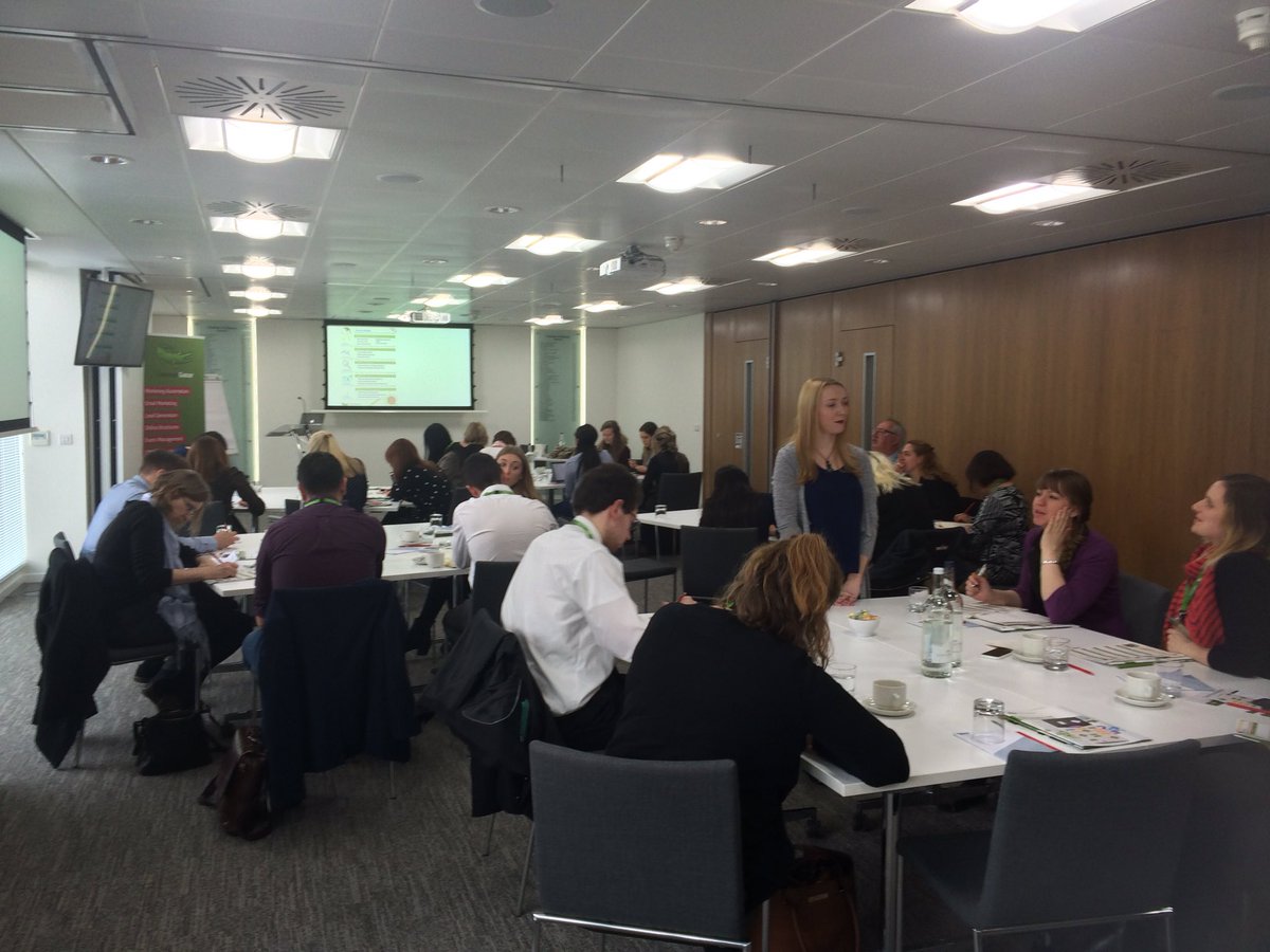 SpotlerUK's tweet photo. @aligchambers running our persona exercise at our #emailmarketing seminar today @30ParkStreet https://t.co/xc802BvlAD