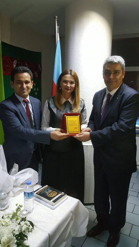 Q.Paşayeva Türk Ziraat Yüksək Mühəndislər Birliyində“Türk dünyası və Türk birliyi” adlı konfrans verib.#Azerbaycan #Türkiye #Ankara #Turkish