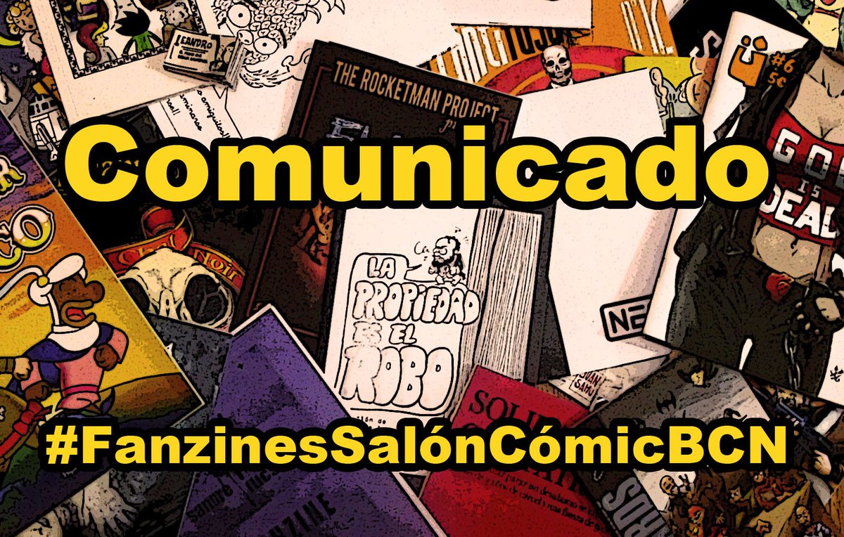Grupo_Rantifuso's tweet photo. #FanzinesSalonComicBCN Carta abierta de los fanzines y carpa de autores de Barcelona  https://t.co/JcJ0uvgtSJ https://t.co/pAzUkdcjm7