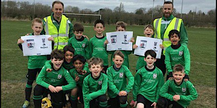 Kidlingtonythfc's tweet photo. We were proud to support the @FA  #respect campaign last weekend #givethemahand https://t.co/vzR2IKm7SW