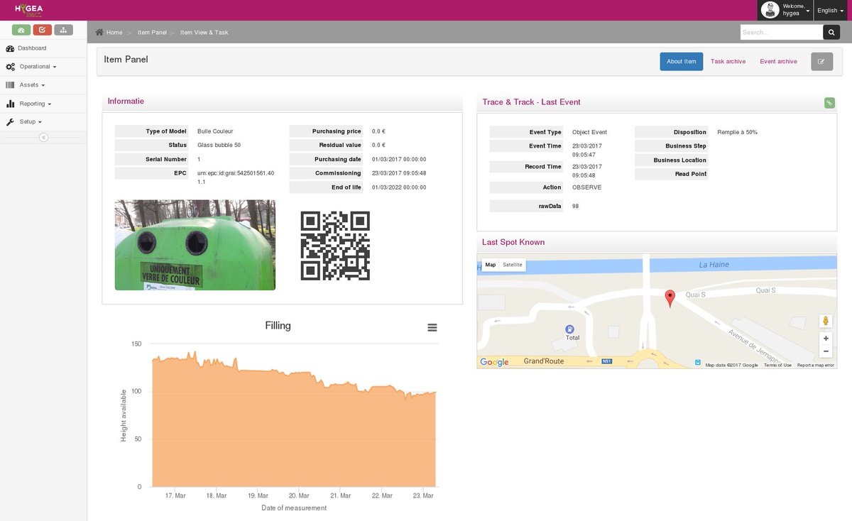 IT_OPTICS_COM's tweet photo. 1st connected bin:
Data is already being processed on our own Management System Platform by @IT_OPTICS_COM with @MULTITEL_TECH, @ProximusEnt https://t.co/SQdzQU9uqC
