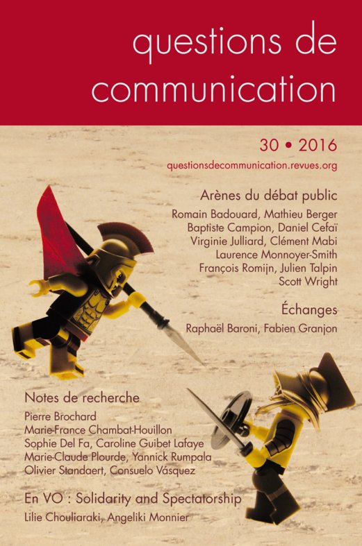 NgonoSimon's tweet photo. [info #DEL]. Parution : #Questionsdecommunication, N°30 (dossier : Arènes du débat public), Éd. universitaires de Lorraine, 2016, 516p. https://t.co/cZbaqynyvy