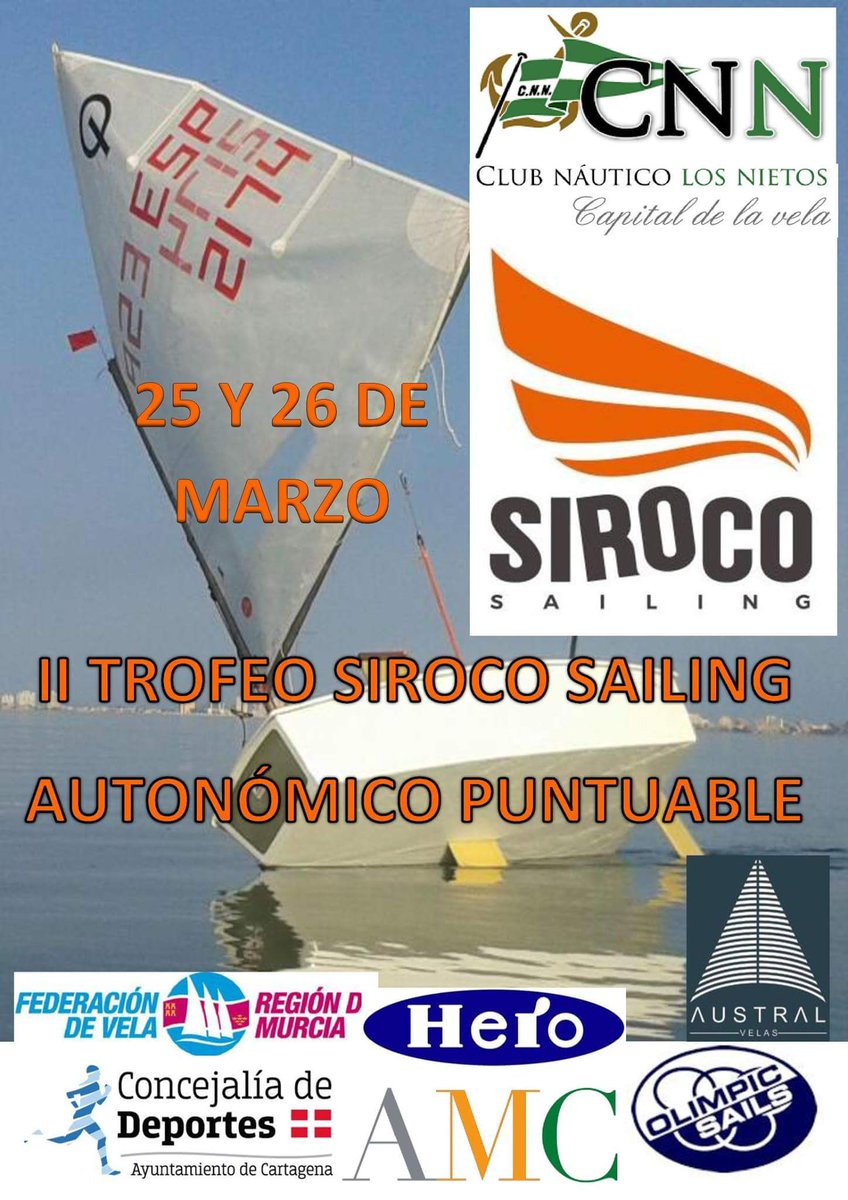 SirocoSailing's tweet photo. Haz tu pedido ya de material o ropa náutica y beneficiate de un 15% de descuento.
siroco@sirocosailing.com https://t.co/p9PrdokmLz